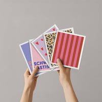Sponge Cloth | Red/Pink Stripes